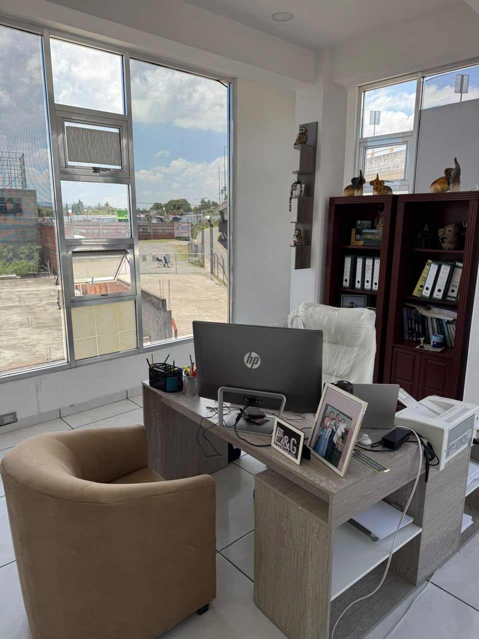 Vista desde las oficinas de GESG en Tlaxcala